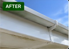 After: cleaned fascia and soffit roofline
